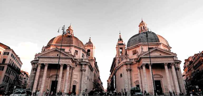 Italie, Rome et sa place du peuple