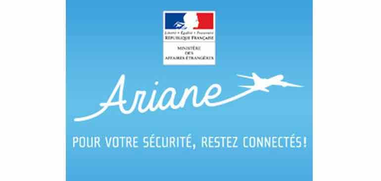 portail web Ariane, informations assistance en voyage à l'étranger